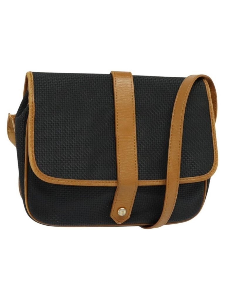 Authentic Saint Laurent Shoulder Bag Pvc Black